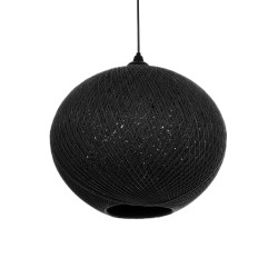 SOLEI 205-0004 Boho Κρεμαστό Φωτιστικό Οροφής με Ντουί 1 x E27 AC 220-240V IP20 - Μαύρο - M40 x Π40 x Υ36cm