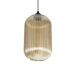 MELONI 206-0020 Μοντέρνο Κρεμαστό Φωτιστικό Οροφής με Ντουί 1 x E27 AC 220-240V IP20 - Mελί - Μ20 x Π20 x Υ38cm