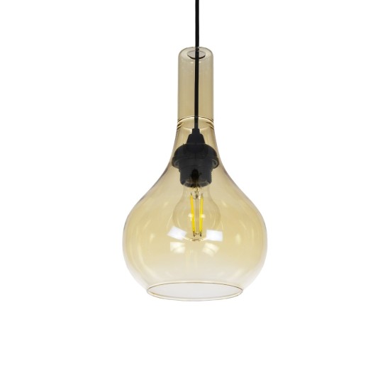 ΤΟΝΕ 206-0035 Μοντέρνο Κρεμαστό Φωτιστικό Οροφής με Ντουί 1 x E27 AC 220-240V IP20 - Mελί - Μ20 x Π20 x Υ36cm