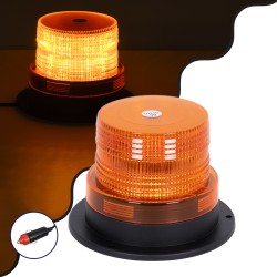85153 PRO Series Φάρος Σήμανσης Οχήματος Οδικής Βοήθείας για Αυτοκίνητα & Φορτηγά STROBE LED 10W DC 12-24V Αδιάβροχος IP65 Πορτοκαλί
