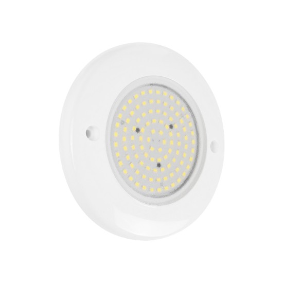 POOLARTY 61714 Υποβρύχιο Φωτιστικό για Σιντριβάνια/Πισίνες LED 8W 680lm 120° DC 12V Αδιάβροχο IP68 Ψυχρό Λευκό 6000K Dimmable - Bridgelux SMD Chip - 1m VDE Rubber Καλώδιο - Μ13 x Π13 x Υ2cm - 3 Χρόνια Εγγύηση