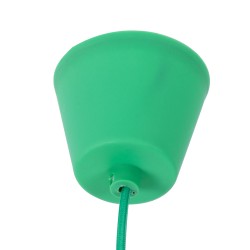 CABLITO 61556 Μοντέρνο Κρεμαστό Φωτιστικό Οροφής με Ντουί 1 x E27 AC 220-240V IP20 - Πράσινο - Μ4 x Π4 x Υ110cm