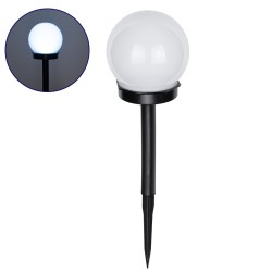  SOLARGLOBE 71472 Διακοσμητικό Φωτιστικό Κήπου LED 1W 50lm 240° DC 5V με Φωτοβολταϊκό Panel 5V 0.1W & Επαναφορτιζόμενη Μπαταρία Li-ion 3.2V 300mAh Αδιάβροχο IP65 Ψυχρό Λευκό 6000K - Μ10 x Π10 x Υ33cm - 2 Χρόνια Εγγύηση
