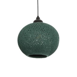 SOLEI 205-0015 Boho Κρεμαστό Φωτιστικό Οροφής με Ντουί 1 x E27 AC 220-240V IP20 - Πράσινο - M20 x Π20 x Υ25cm