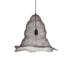 KENTUCKY 01890 Vintage Κρεμαστό Φωτιστικό Οροφής με Ντουί 1 x E27 AC 220-240V IP20 - Καφέ - Μ50 x Π50 x Υ48cm