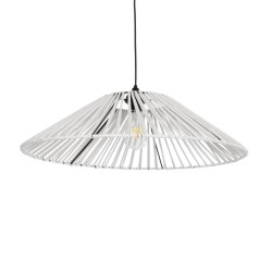 JAPAN 205-0053 Boho Κρεμαστό Φωτιστικό Οροφής με Ντουί 1 x E27 AC 220-240V IP20 - Λευκό - M60 x Π60 x Υ20cm