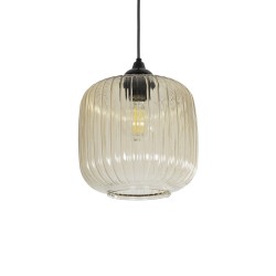 MELONI 206-0016 Μοντέρνο Κρεμαστό Φωτιστικό Οροφής με Ντουί 1 x E27 AC 220-240V IP20 - Mελί - Μ20 x Π20 x Υ24cm