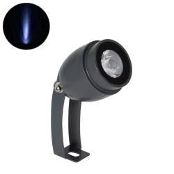 TREELIGHT-TREEGAL 90463 Σποτ Φωτισμού Ειδικό για Φυτά - Δέντρα με Βάση Μπετού & Κορμού LED 3W 315lm 15° DC 24V Αδιάβροχο IP65 Φ5 x Υ14.7cm Μπλε - Γκρι Ανθρακί - 3 Years Warranty