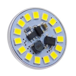 G4BACK 76107 Λάμπα G4 LED 3W 360lm 120° DC 12-24V IP20 Ψυχρό Λευκό 6000K Dimmable - Sanan SMD Chip - Back Pin - Μ2.9 x Π2.9 x Υ0.8cm - 2 Χρόνια Εγγύηση