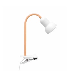 TAVOLO 204-0151 Παιδικό Eπιτραπέζιο Φωτιστικό Μονόφωτο 1 x E14 IP20 Πορτοκαλί & Λευκό - Μ11 x Π9 x Υ35cm