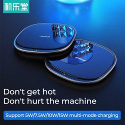 87181 JOYROOM Originals JR-A23 Τετράγωνη Μαγνητική Βάση Κινητού Ασύρματη Φόρτιση MagSafe Max 15W Wireless Charging Pad (Qi) Σταθερή με Αυτοκόλλητη Ταινία Λευκό