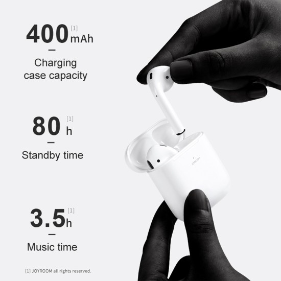 87051 JOYROOM Originals JR-T03S TWS Earphones με Θήκη Φόρτισης True Wireless Bluetooth V5.0 Binaural Συμβατό με iOS & Android Μαύρο 87051 JOYROOM Originals JR-T03S TWS Earphones με Θήκη Φόρτισης True Wireless Bluetooth V5.0 Binaural Συμβατό με iOS & Android Μαύρο