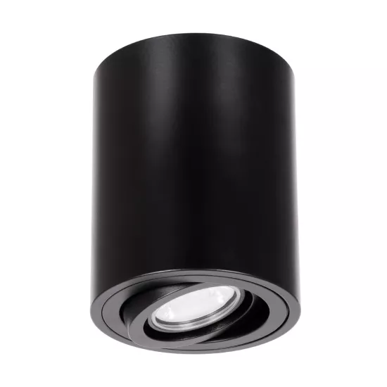 kelvo® AKIRA KLV-101-0024 Κινούμενο Φωτιστικό Downlight Σποτ για Λάμπα MR16 με Ντουί GU10 AC 220-240V IP20 - Μαύρο Ματ - Μ8 x Π8 x Υ10cm