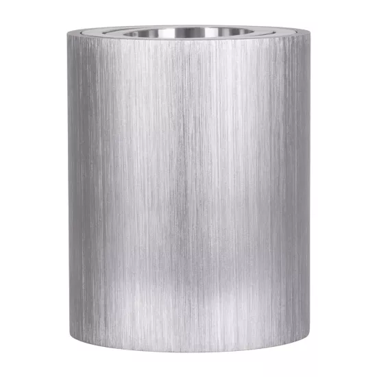 kelvo® AKIRA KLV-101-0026 Κινούμενο Φωτιστικό Downlight Σποτ για Λάμπα MR16 με Ντουί GU10 AC 220-240V IP20 - Νίκελ Βούρτσας - Μ8 x Π8 x Υ10cm