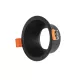 kelvo® DELTA KLV-101-0032 Χωνευτό Φωτιστικό Downlight Σποτ για Λάμπα MR16 με Ντουί GU10 AC 220-240V IP20 - Μαύρο Ματ - Μ8.5 x Π8.5 x Υ3.5cm / Q7.5cm