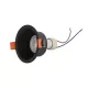 kelvo® DELTA KLV-101-0032 Χωνευτό Φωτιστικό Downlight Σποτ για Λάμπα MR16 με Ντουί GU10 AC 220-240V IP20 - Μαύρο Ματ - Μ8.5 x Π8.5 x Υ3.5cm / Q7.5cm