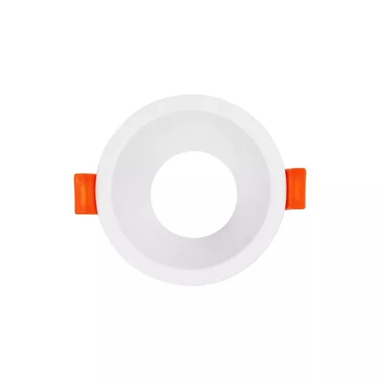 kelvo® DELTA KLV-101-0033 Χωνευτό Φωτιστικό Downlight Σποτ για Λάμπα MR16 με Ντουί GU10 AC 220-240V IP20 - Λευκό Ματ - Μ8.5 x Π8.5 x Υ3.5cm / Q7.5cm