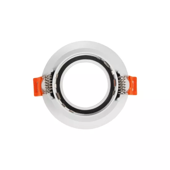 kelvo® DELTA KLV-101-0033 Χωνευτό Φωτιστικό Downlight Σποτ για Λάμπα MR16 με Ντουί GU10 AC 220-240V IP20 - Λευκό Ματ - Μ8.5 x Π8.5 x Υ3.5cm / Q7.5cm