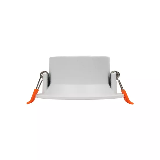 kelvo® DELTA KLV-101-0033 Χωνευτό Φωτιστικό Downlight Σποτ για Λάμπα MR16 με Ντουί GU10 AC 220-240V IP20 - Λευκό Ματ - Μ8.5 x Π8.5 x Υ3.5cm / Q7.5cm