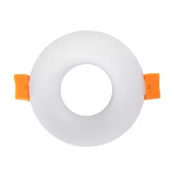 kelvo® OMICRON KLV-101-0035 Χωνευτό Φωτιστικό Downlight Σποτ για Λάμπα MR16 με Ντουί GU10 AC 220-240V IP20 - Λευκό Ματ - Μ8.5 x Π8.5 x Υ3cm / Q7.5cm