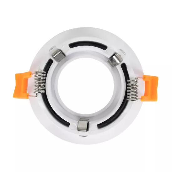 kelvo® OMICRON KLV-101-0035 Χωνευτό Φωτιστικό Downlight Σποτ για Λάμπα MR16 με Ντουί GU10 AC 220-240V IP20 - Λευκό Ματ - Μ8.5 x Π8.5 x Υ3cm / Q7.5cm