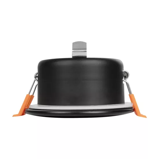kelvo® KAPA KLV-101-0038 Χωνευτό Φωτιστικό Downlight Σποτ Μπάνιου για Λάμπα MR16 με Ντουί GU10 AC 220-240V Αδιάβροχο IP65 - Μαύρο Ματ - Μ8.5 x Π8.5 x Υ4.2cm / Q7.5cm