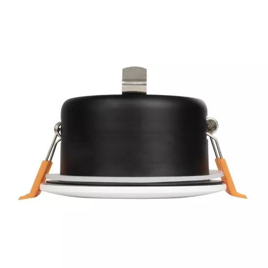 kelvo® KAPA KLV-101-0039 Χωνευτό Φωτιστικό Downlight Σποτ Μπάνιου για Λάμπα MR16 με Ντουί GU10 AC 220-240V Αδιάβροχο IP65 - Λευκό Ματ - Μ8.5 x Π8.5 x Υ4.2cm / Q7.5cm