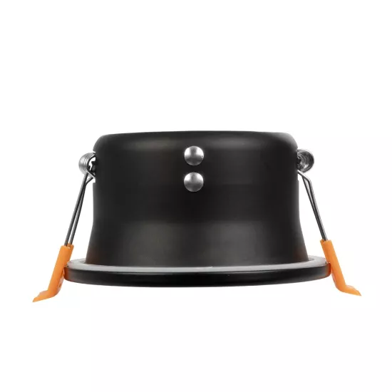 kelvo® SIGMA KLV-101-0041 Χωνευτό Φωτιστικό Downlight Σποτ Μπάνιου για Λάμπα MR16 με Ντουί GU10 AC 220-240V Αδιάβροχο IP65 - Μαύρο Ματ - Μ8.5 x Π8.5 x Υ4.4cm / Q7.5cm