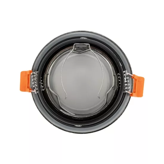 kelvo® SIGMA KLV-101-0043 Χωνευτό Φωτιστικό Downlight Σποτ Μπάνιου για Λάμπα MR16 με Ντουί GU10 AC 220-240V Αδιάβροχο IP65 - Νίκελ Βούρτσας - Μ8.5 x Π8.5 x Υ4.4cm / Q7.5cm
