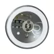 kelvo® MARETTI KLV-101-0057 Φωτιστικό Downlight Σποτ για Λάμπα MR16 με Ντουί GU10 AC 220-240V Αδιάβροχο IP65 - Νίκελ Χρώμιο - Μ9 x Π9 x Υ9cm