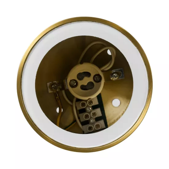 kelvo® MARETTI KLV-101-0058 Φωτιστικό Downlight Σποτ για Λάμπα MR16 με Ντουί GU10 AC 220-240V Αδιάβροχο IP65 - Χρυσό Πλατίνα - Μ9 x Π9 x Υ9cm