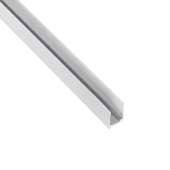 kelvo® NEONPRO KLV-101-0067 Βάση Στήριξης για Neon Flex LED Αδιάβροχο IP65 - Λευκό Ματ - Μ300 x Π0.8 x Υ1.3cm - Πακέτο 5 Τεμαχίων