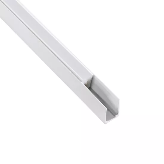 kelvo® NEONPRO KLV-101-0067 Βάση Στήριξης για Neon Flex LED Αδιάβροχο IP65 - Λευκό Ματ - Μ300 x Π0.8 x Υ1.3cm - Πακέτο 5 Τεμαχίων