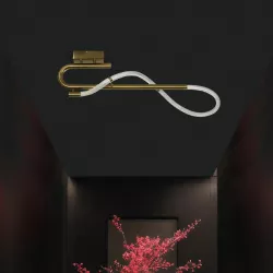 kelvo® GLOW KLV-101-0148 Φωτιστικό Οροφής LED 18W 1800lm 360° AC 220-240V IP20 Ρυθμιζόμενο Λευκό CCT με On/Off 2700K/4500K/6000K - Lumileds SMD Chip - Χρυσό Πλατίνα - Μ65 x Π30 x Υ30cm - 3 Χρόνια Εγγύηση