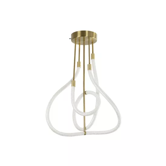 kelvo® GLOW KLV-101-0152 Φωτιστικό Οροφής LED 40W 4000lm 360° AC 220-240V IP20 Ρυθμιζόμενο Λευκό CCT με Χειριστήριο από 2700K έως 6000K Dimmable - Lumileds SMD Chip - Χρυσό Πλατίνα - Μ50 x Π50 x Υ70cm - 3 Χρόνια Εγγύηση