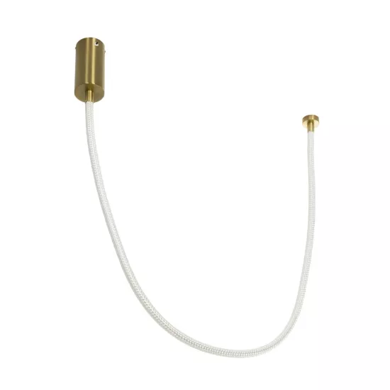 kelvo® GLOW KLV-101-0155 Κρεμαστό Φωτιστικό Οροφής LED 27W 2700lm 360° AC 220-240V IP20 Ρυθμιζόμενο Λευκό CCT με Χειριστήριο από 2700K έως 6000K Dimmable - Lumileds SMD Chip - Χρυσό Πλατίνα - Μ90 x Π9 x Υ95cm - 3 Χρόνια Εγγύηση