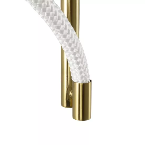 kelvo® GLOW KLV-101-0168 Φωτιστικό Τοίχου / Απλίκα LED 24W 2400lm 360° AC 220-240V IP20 Ρυθμιζόμενο Λευκό CCT με On/Off 2700K/4500K/6000K - Lumileds SMD Chip - Χρυσό Πλατίνα - Μ30 x Π15 x Υ70cm - 3 Χρόνια Εγγύηση