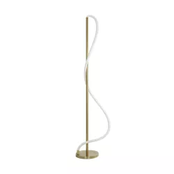 kelvo® GLOW KLV-101-0173 Επιδαπέδιο Φωτιστικό LED 30W 3000lm 360° AC 220-240V IP20 Ρυθμιζόμενο Λευκό CCT με Αφή 2700K/4500K/6000K Dimmable - Lumileds SMD Chip - Χρυσό Πλατίνα - Μ45 x Π45 x Υ160cm - 3 Χρόνια Εγγύηση