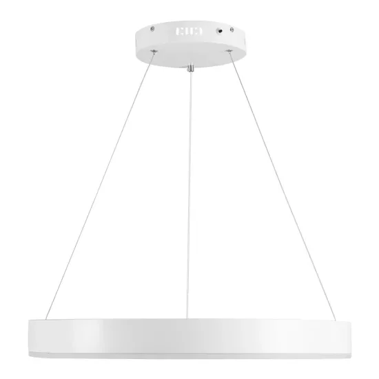 kelvo® VENOM KLV-101-0188 Κρεμαστό Φωτιστικό Οροφής LED 45W 4500lm 120° AC 220-240V IP20 Ρυθμιζόμενο Λευκό CCT με Χειριστήριο από 2700K έως 6000K Dimmable - Lumileds SMD Chip - Λευκό Ματ - Μ60 x Π60 x Υ6.5cm - 3 Χρόνια Εγγύηση