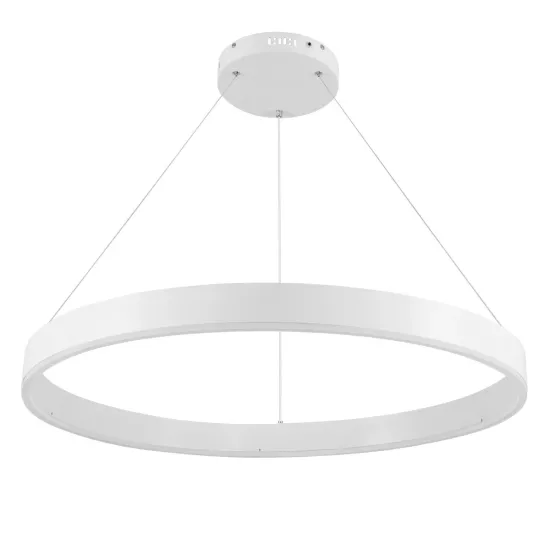 kelvo® VENOM KLV-101-0191 Κρεμαστό Φωτιστικό Οροφής LED 67W 6700lm 120° AC 220-240V IP20 Ρυθμιζόμενο Λευκό CCT με Χειριστήριο από 2700K έως 6000K Dimmable - Lumileds SMD Chip - Λευκό Ματ - Μ80 x Π80 x Υ6.5cm - 3 Χρόνια Εγγύηση