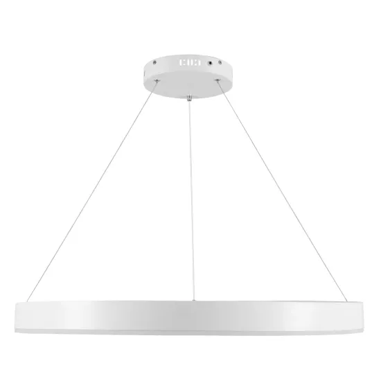 kelvo® VENOM KLV-101-0191 Κρεμαστό Φωτιστικό Οροφής LED 67W 6700lm 120° AC 220-240V IP20 Ρυθμιζόμενο Λευκό CCT με Χειριστήριο από 2700K έως 6000K Dimmable - Lumileds SMD Chip - Λευκό Ματ - Μ80 x Π80 x Υ6.5cm - 3 Χρόνια Εγγύηση