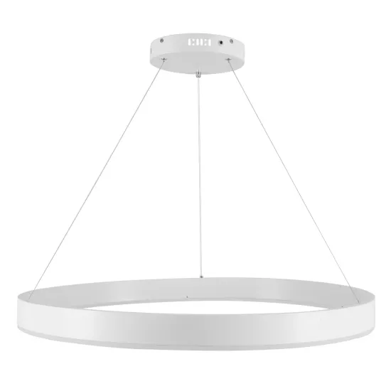 kelvo® VENOM KLV-101-0191 Κρεμαστό Φωτιστικό Οροφής LED 67W 6700lm 120° AC 220-240V IP20 Ρυθμιζόμενο Λευκό CCT με Χειριστήριο από 2700K έως 6000K Dimmable - Lumileds SMD Chip - Λευκό Ματ - Μ80 x Π80 x Υ6.5cm - 3 Χρόνια Εγγύηση