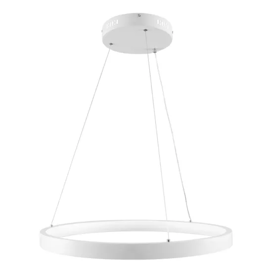 kelvo® NEMESIS KLV-101-0209 Κρεμαστό Φωτιστικό Οροφής LED 45W 4500lm 180° AC 220-240V IP20 Ρυθμιζόμενο Λευκό CCT με Χειριστήριο από 2700K έως 6000K Dimmable - Lumileds SMD Chip - Λευκό Ματ - Μ60 x Π60 x Υ4cm - 3 Χρόνια Εγγύηση