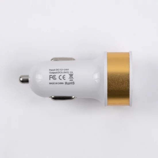 Globostar® S-90990 Χρυσός Φορτιστής Αυτοκινήτου DC 12-24V με 2 Εξόδους USB DC 5V 1.0Α & 2.1A Globostar® S-90990 Χρυσός Φορτιστής Αυτοκινήτου DC 12-24V με 2 Εξόδους USB DC 5V 1.0Α & 2.1A