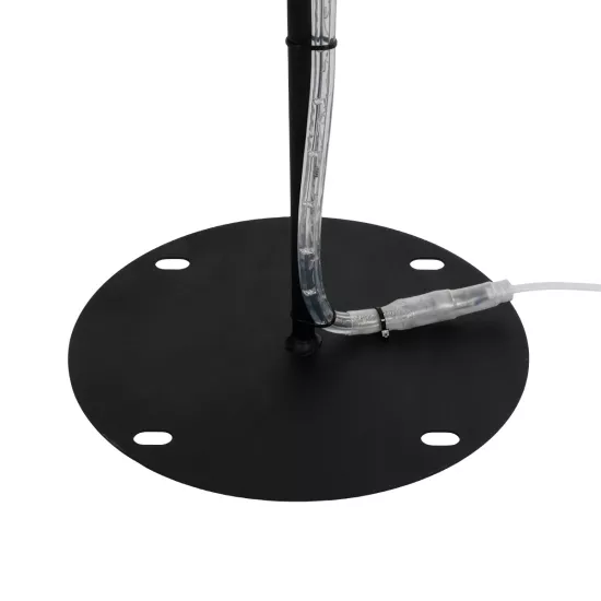 XMAS-STAR-BIG Χριστουγεννιάτικο Διακοσμητικό Φωτιστικό LED 19,5W 780lm 360° AC 220-240V Αδιάβροχο IP65 Θερμό Λευκό 2700K - Μαύρο & Διάφανο - M114 x Π25 x Υ132cm - 2 Χρόνια Εγγύηση