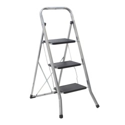 Σκαλοσκαμπό μεταλλικό 3 σκαλιών 70εκ. Σκαλοσκαμπό μεταλλικό 3 σκαλιών 70εκ.