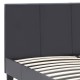 Κρεβάτι Flat από τεχνόδερμα χρώμα μαύρο ματ 160x200εκ. Κρεβάτι Flat από τεχνόδερμα χρώμα μαύρο ματ 160x200εκ.
