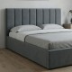 Κρεβάτι Renata  υφασμάτινο με αποθηκευτικό χώρο χρώμα γκρι 150x200εκ.