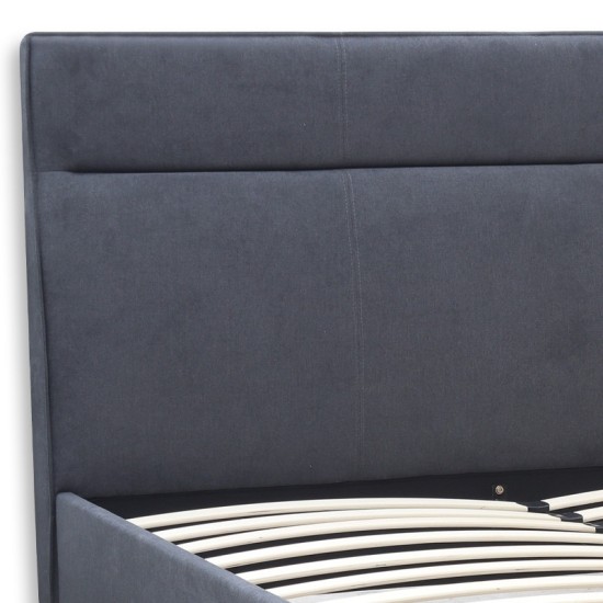 Κρεβάτι Marvel  υφασμάτινο χρώμα ανθρακί 160x200εκ.