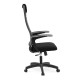 Καρέκλα γραφείου Darkness Megapap με διπλό ύφασμα Mesh γκρι - μαύρο 66,5x70x123/133εκ. - 0077699